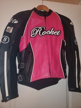 Joe Rocket women's leather motorcycle jacket